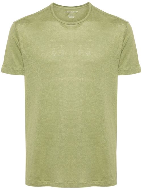 t-shirt uomo lino MAJESTIC FILATURES | M011HTS154155